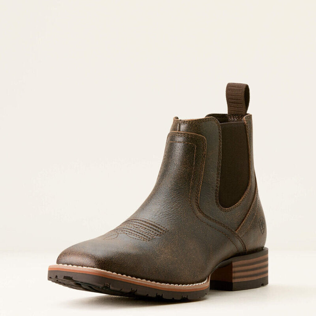 100353626 MENS HYBRID LOW BOY WESTERN BOOT ACORN